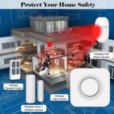 Sistema De Alarme WiFi Smart Home Security Protection Kit De Alarme Suporte Sem Fio Acessórios Alexa
